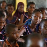 Children at a Primary school classroom in Sierra Leone